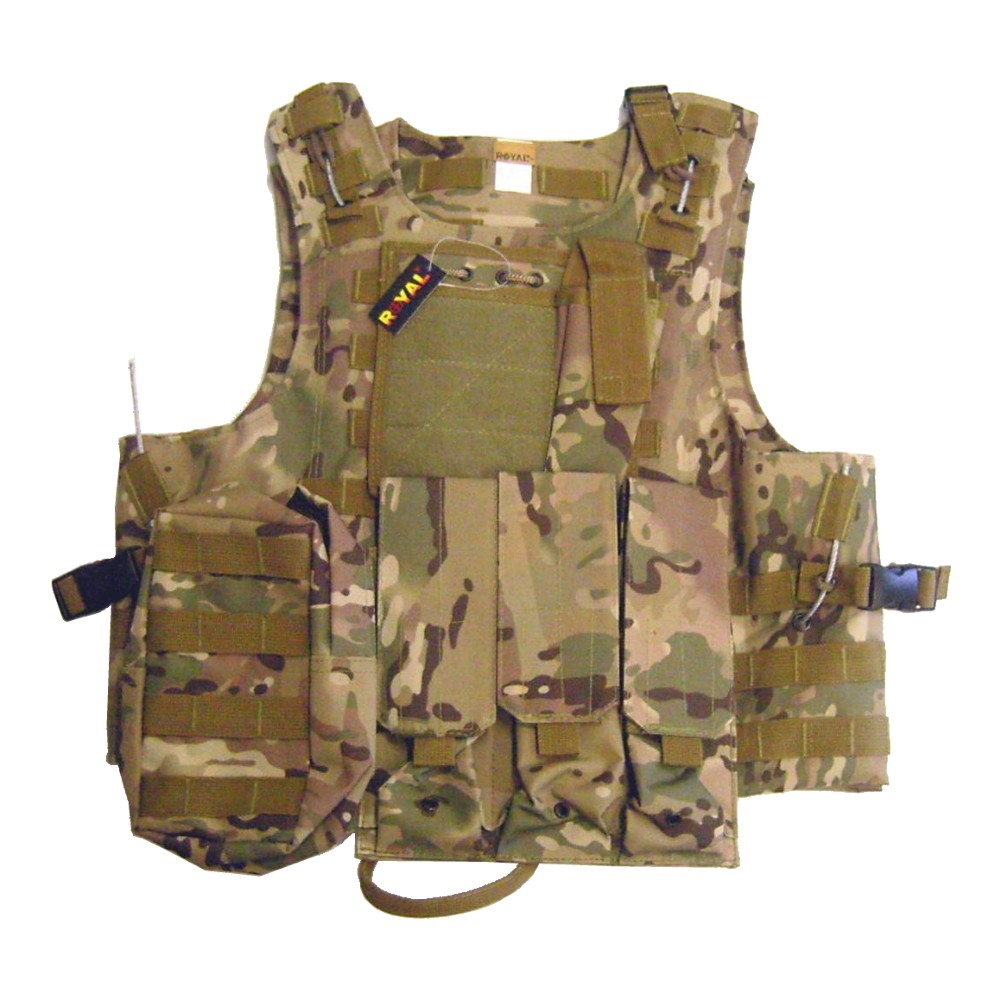 ROYAL TACTICAL VEST BODY ARMOR MULTICAM (RP-81MUL)