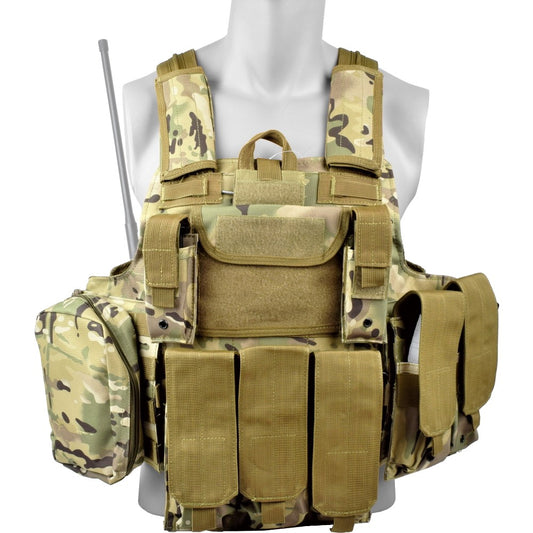 ROYAL TACTICAL VEST PLATE CARRIER CIRAS MULTICAM (V1026MUL)