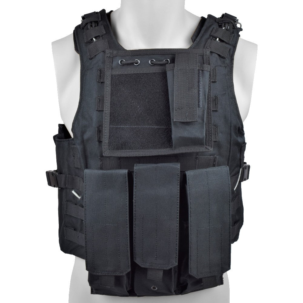 ROYAL GILET CLASSICO TACTICAL VEST NERO (VT-1104B)