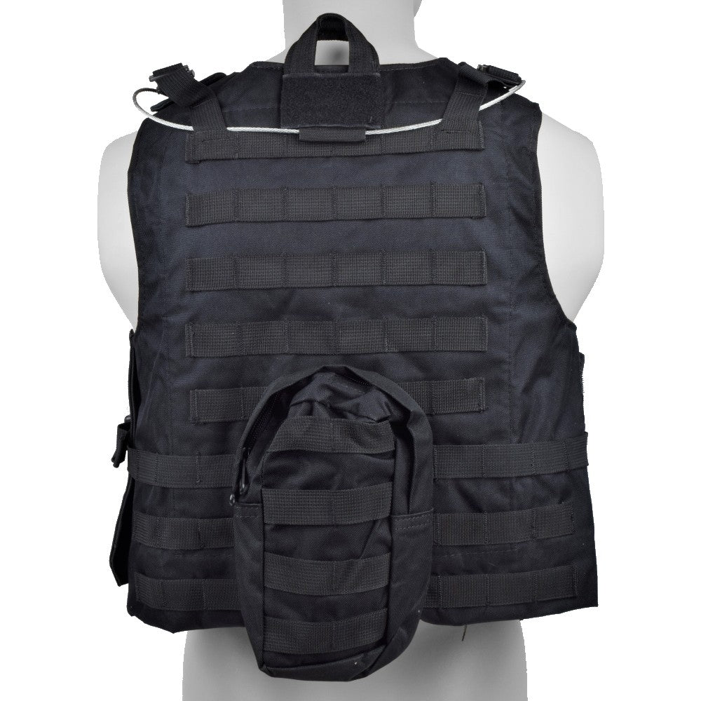 ROYAL GILET CLASSICO TACTICAL VEST NERO (VT-1104B)