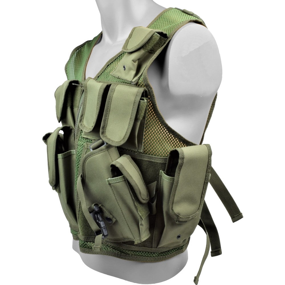 ROYAL TATTICO MULTI TASCA TACTICAL VEST VERDE OLIVE DRAB (06557 GREEN)