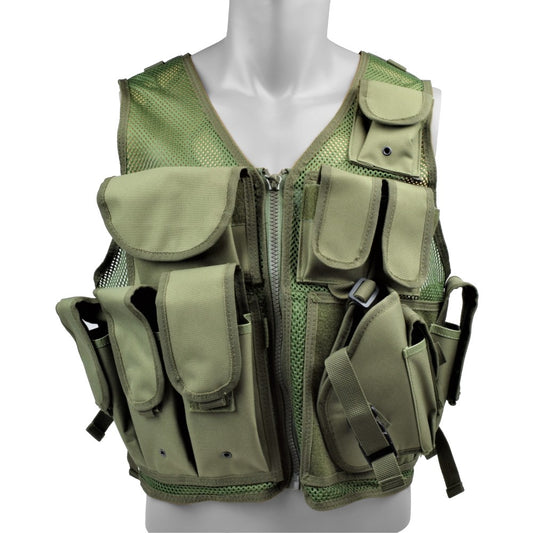 ROYAL TATTICO MULTI TASCA TACTICAL VEST VERDE OLIVE DRAB (06557 GREEN)