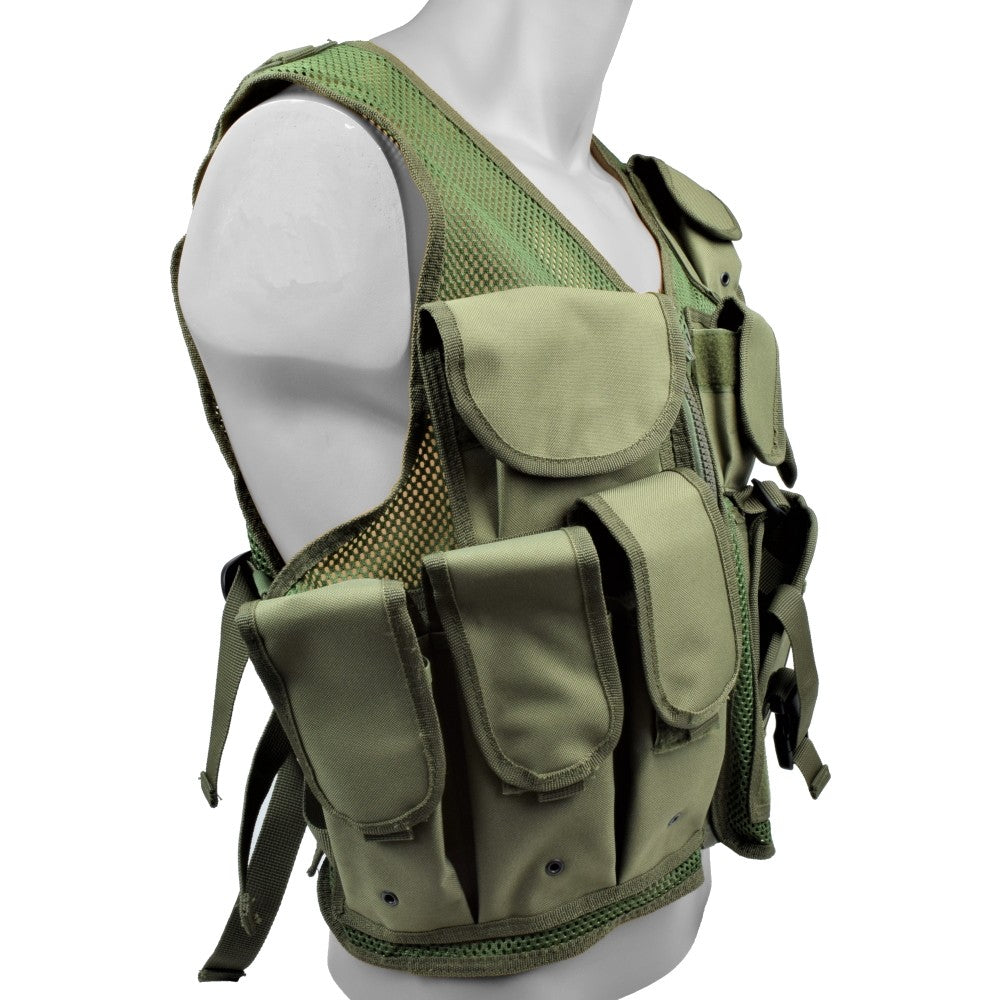 ROYAL TATTICO MULTI TASCA TACTICAL VEST VERDE OLIVE DRAB (06557 GREEN)