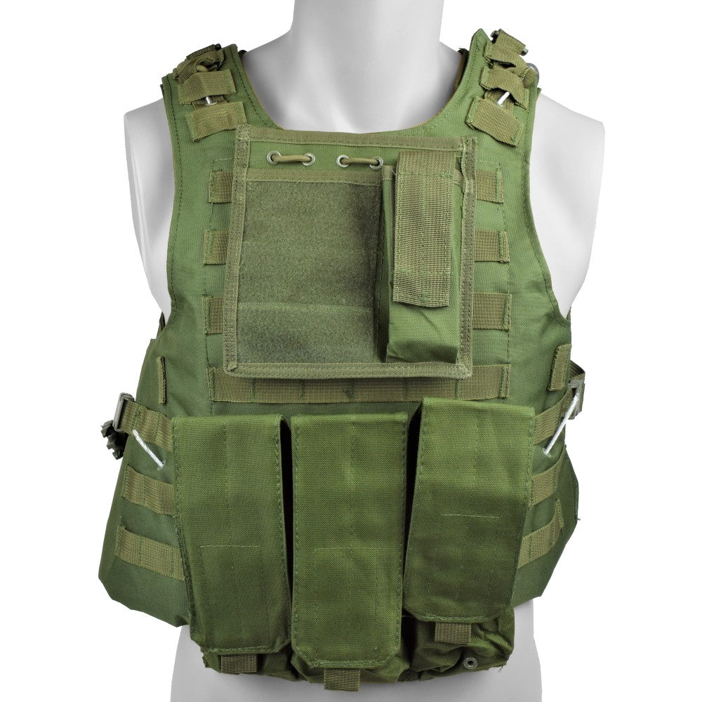 ROYAL GILET CLASSICO TACTICAL VEST VERDE OLIVE DRAB (VT-1104V)