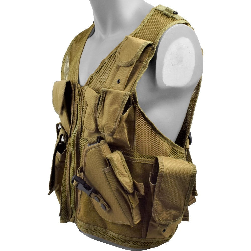 ROYAL TATTICO MULTI TASCA TACTICAL VEST TAN (06557TAN)
