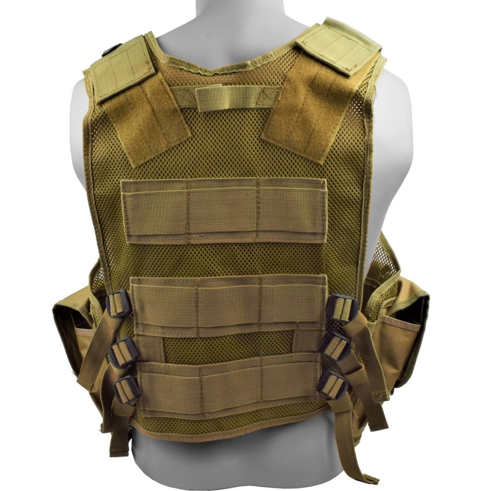 ROYAL TATTICO MULTI TASCA TACTICAL VEST TAN (06557TAN)