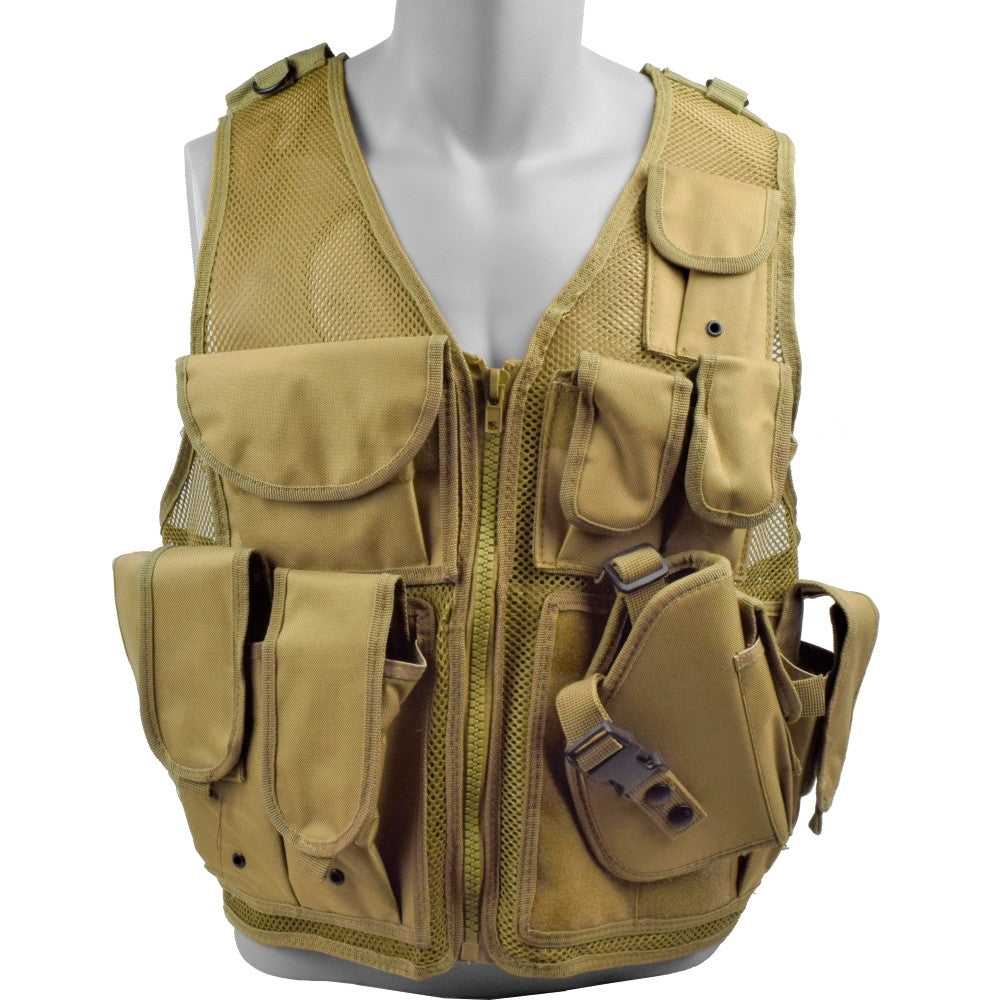 ROYAL TATTICO MULTI TASCA TACTICAL VEST TAN (06557TAN)