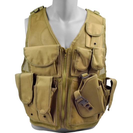 ROYAL TATTICO MULTI TASCA TACTICAL VEST TAN (06557TAN)