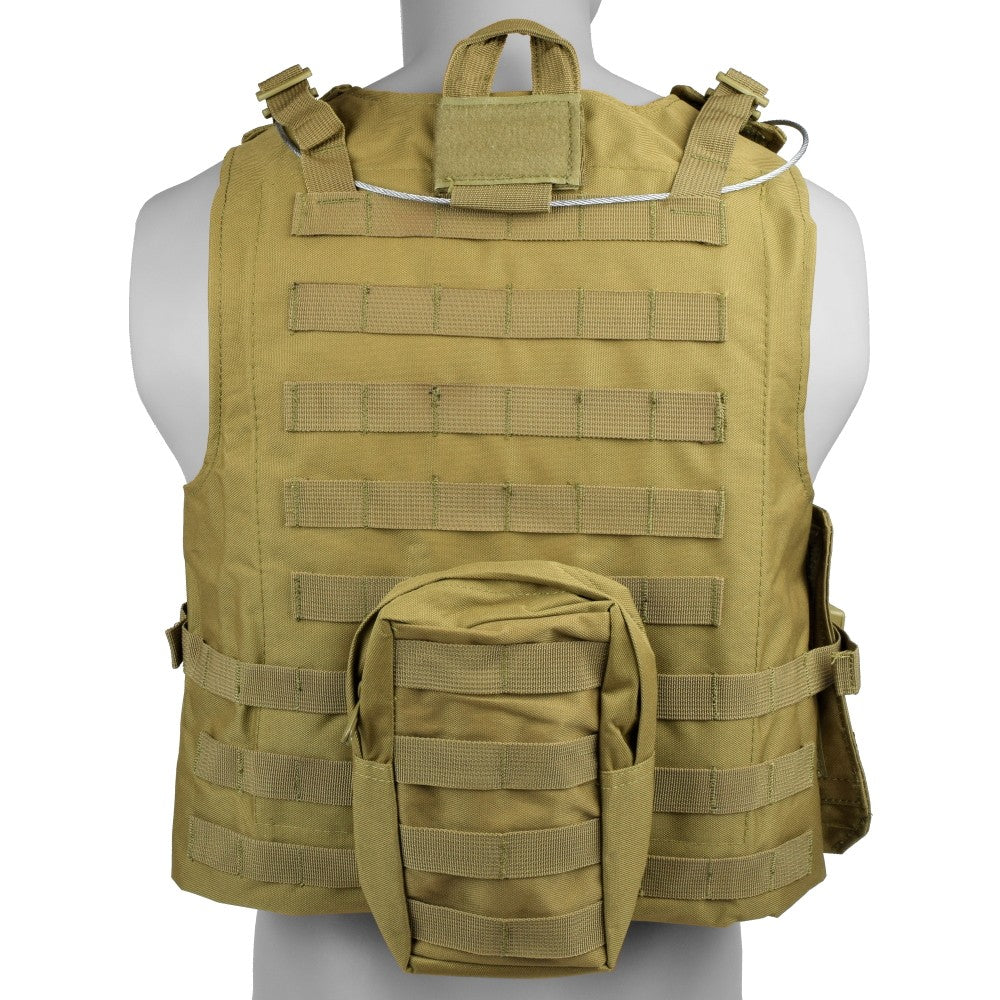ROYAL GILET CLASSICO TACTICAL VEST TAN (VT-1104T)