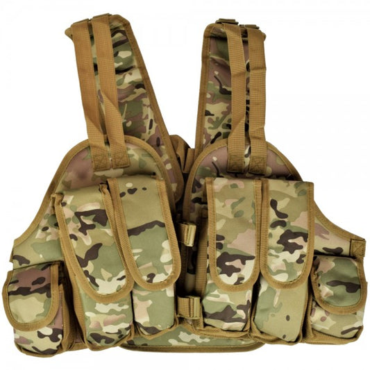 ROYAL TACTICAL VEST CHEST RIG AFRICAN MULTICAM (VG01-M)