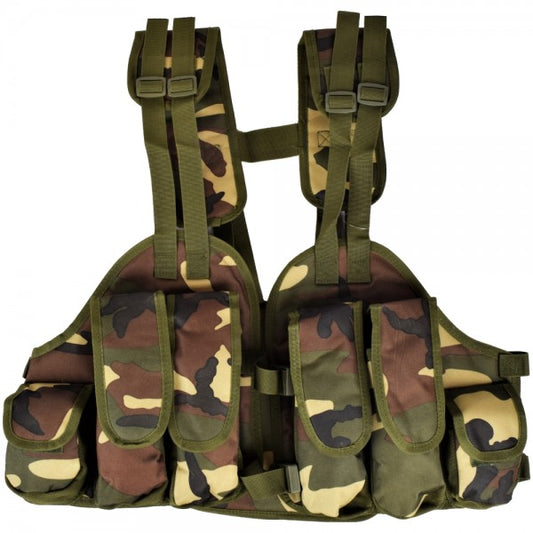 ROYAL TACTICAL VEST CHEST RIG AFRICAN WOODLAND (VG01-W)