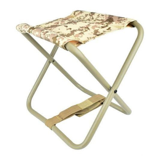WOSPORT SEDIA PIEGHEVOLE DA CAMPEGGIO OUTDOOR PESCA ESTERNO DIGITAL MILITARY CAMO (WO-CR01D)
