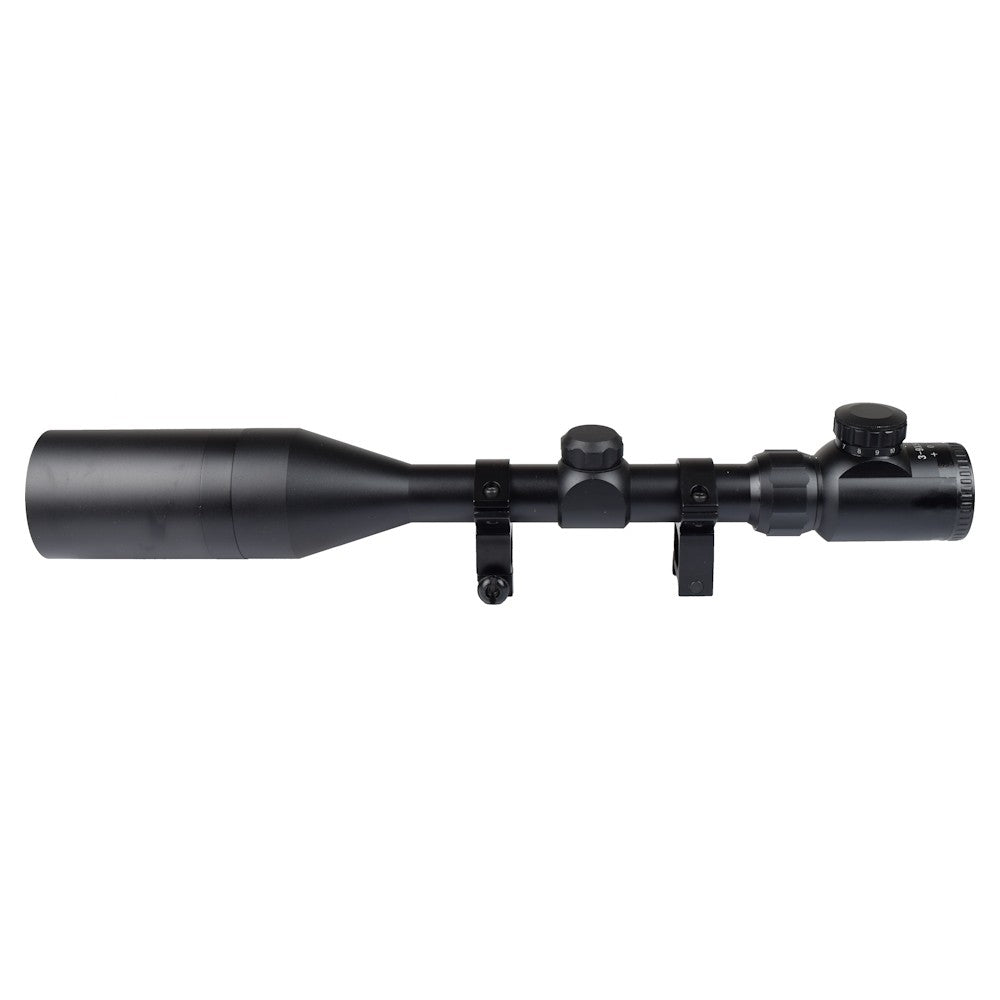 SNOW WOLF OTTICA ILLUMINATA ZOOM 3X-9X LENTE 50mm NERO (SW-0219)