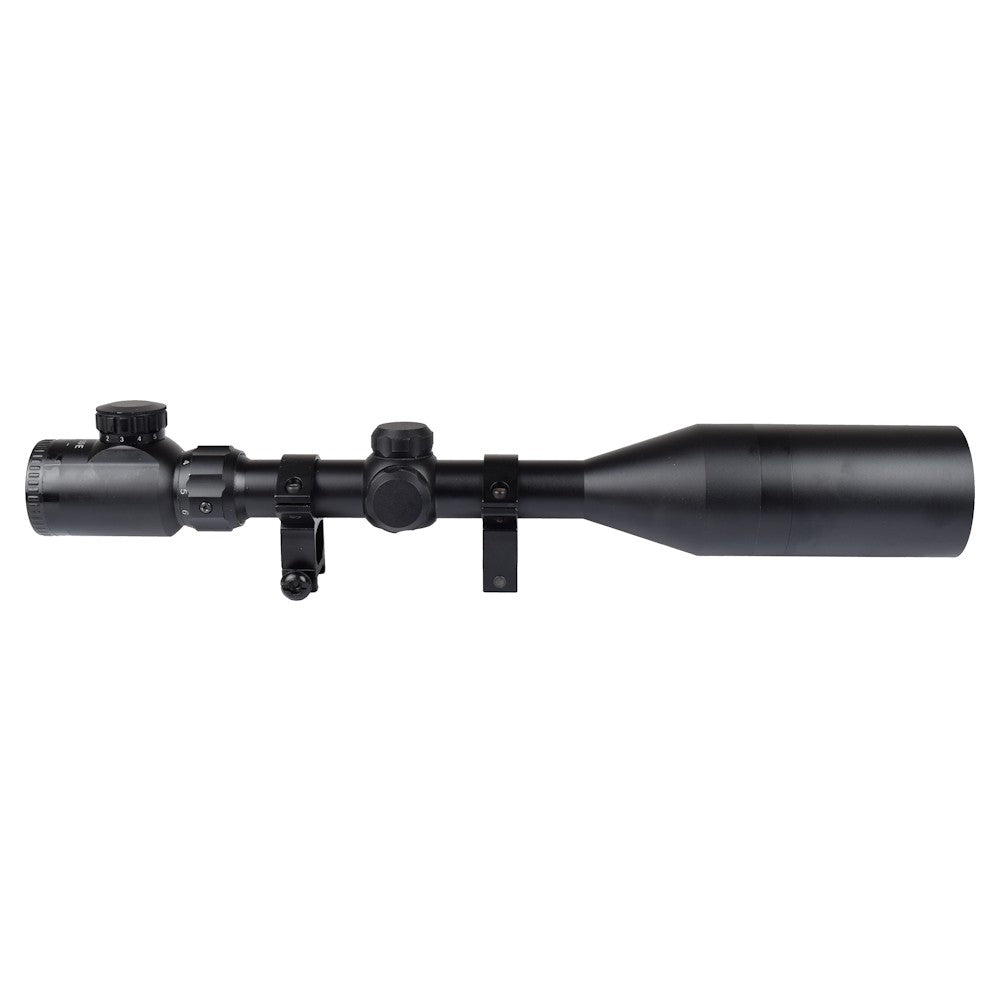 SNOW WOLF OTTICA ILLUMINATA ZOOM 3X-9X LENTE 50mm NERO (SW-0219)