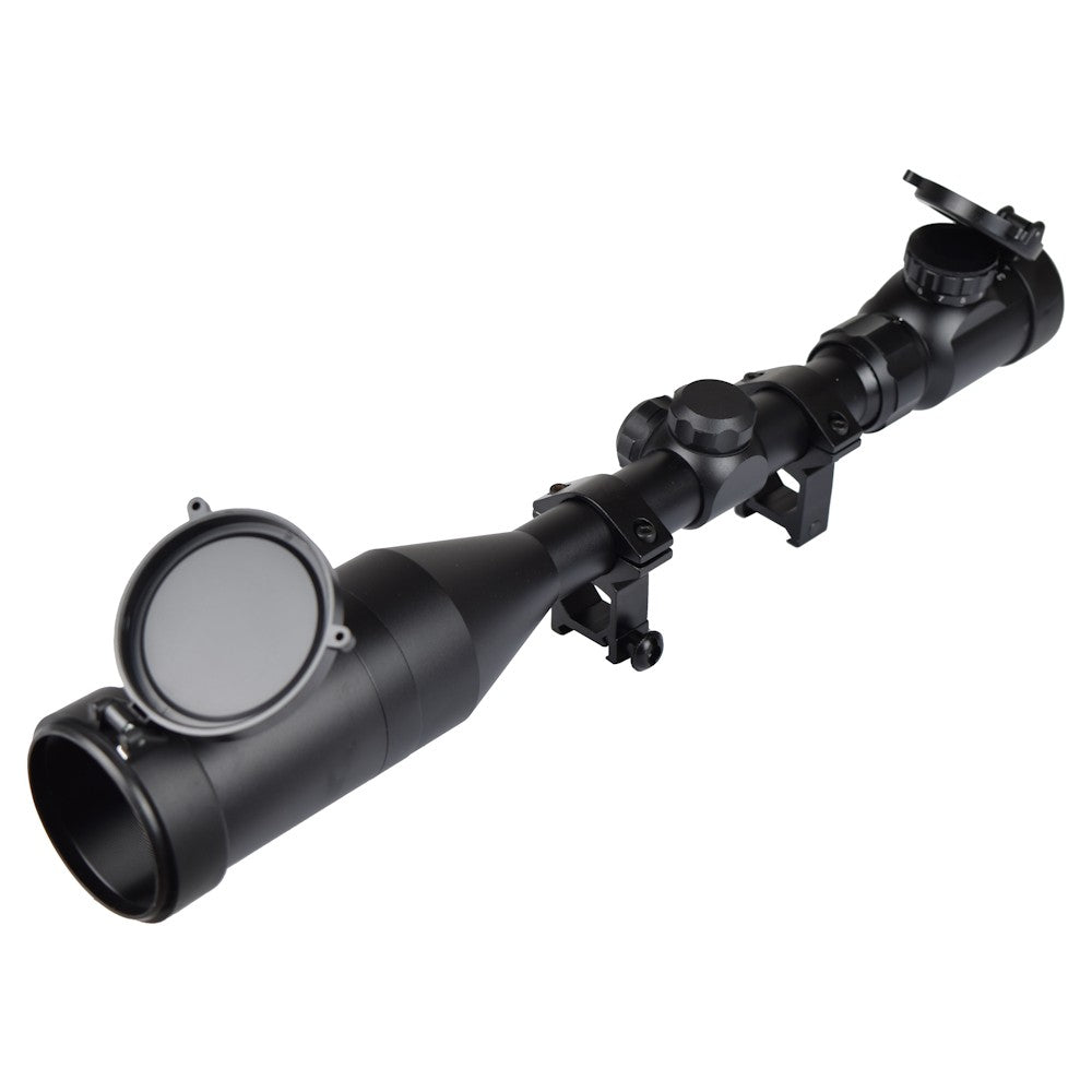 SNOW WOLF OTTICA ILLUMINATA ZOOM 3X-9X LENTE 50mm NERO (SW-0219)