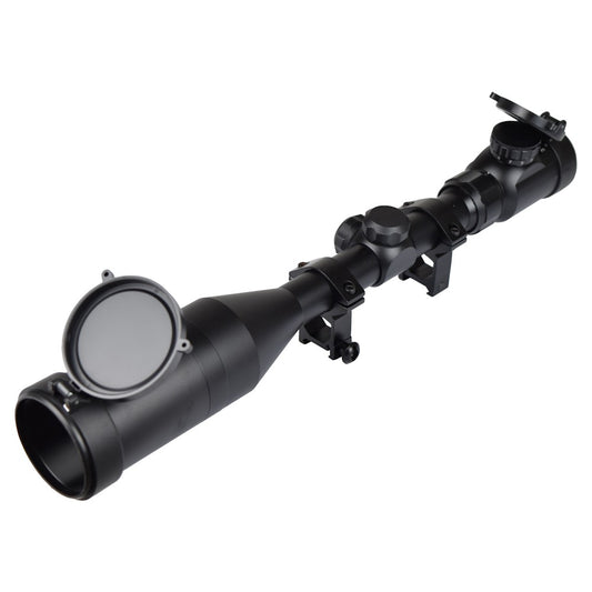 SNOW WOLF OTTICA ILLUMINATA ZOOM 3X-9X LENTE 50mm NERO (SW-0219)