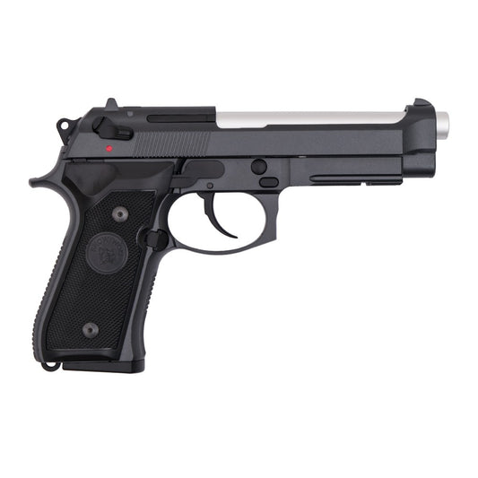 SNOW WOLF PISTOLA A GAS SCARRELLANTE IN METALLO NERA (SW-03B)