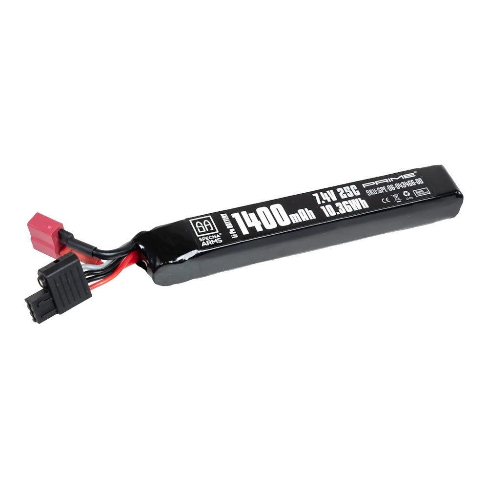 SPECNA ARMS BATTERIA LI-PO 7.4V x 1400MAH 25C STICK DEANS MINI G-TECH (SPE-06-043466)