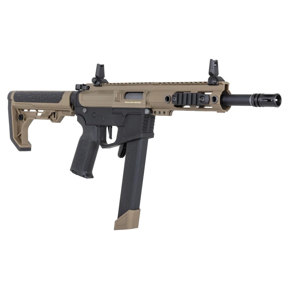 SPECNA ARMS FUCILE ELETTRICO SA-FX01 FLEX BLDC LIGHT OPS STOCK HAL ETU GEN.2 HALF-TAN (SPE-01-048007)
