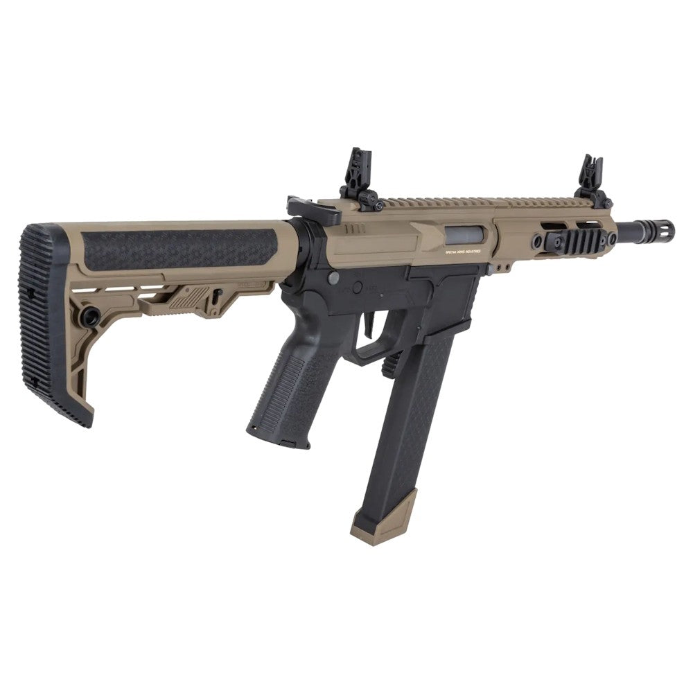 SPECNA ARMS FUCILE ELETTRICO SA-FX01 FLEX BLDC LIGHT OPS STOCK HAL ETU GEN.2 HALF-TAN (SPE-01-048007)