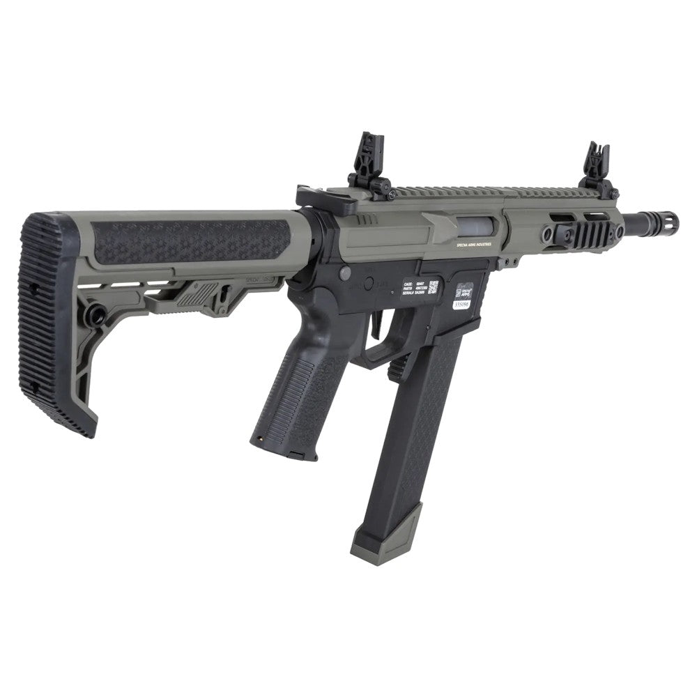 SPECNA ARMS FUCILE ELETTRICO SA-FX01 FLEX BLDC LIGHT OPS STOCK HAL ETU GEN.2 OLIVE (SPE-01-048008)
