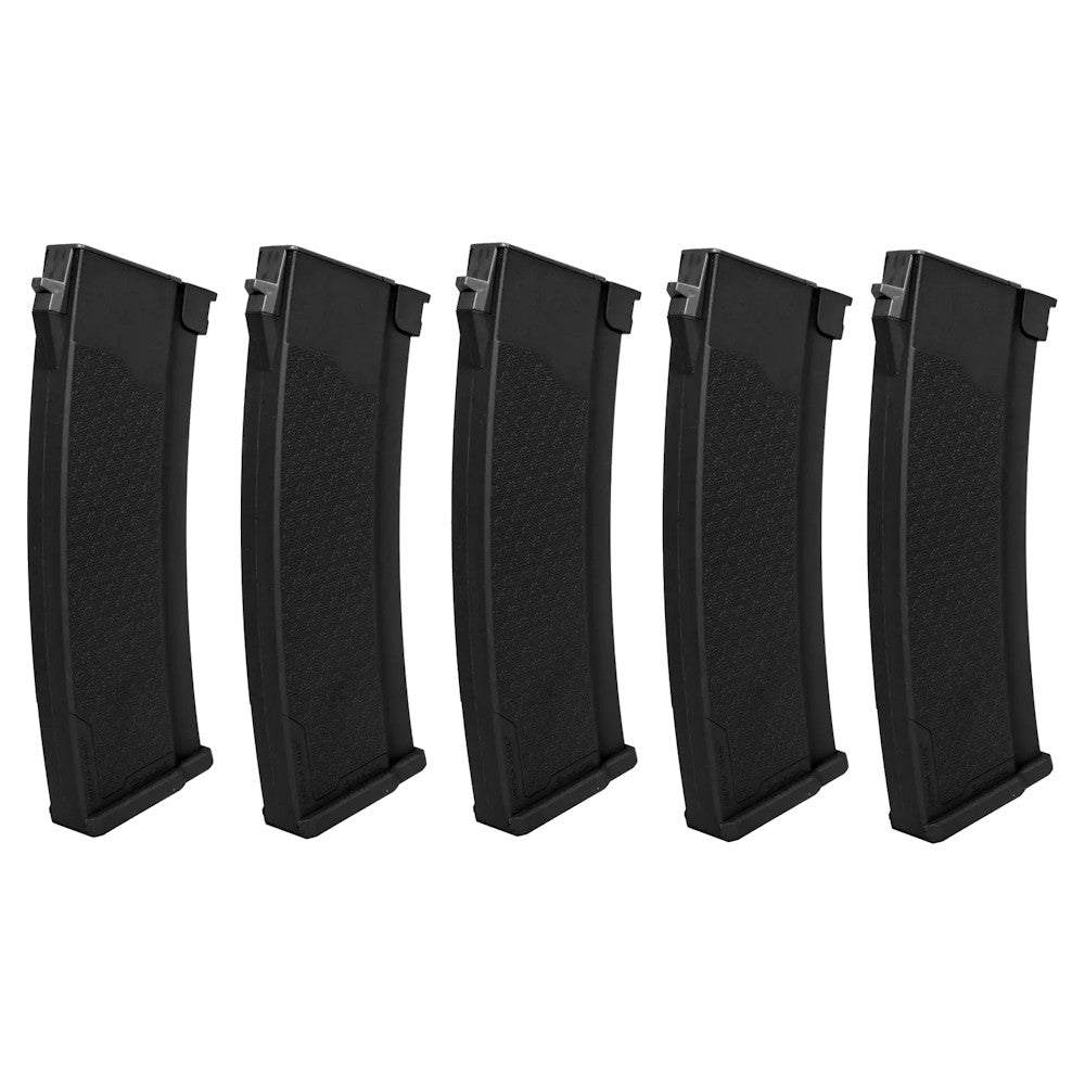 SPECNA ARMS SET 5x CARICATORI MAGGIORATI HI-CAP S-MAG 380 COLPI PER SERIE AK J NERO (SPE-05-032796)