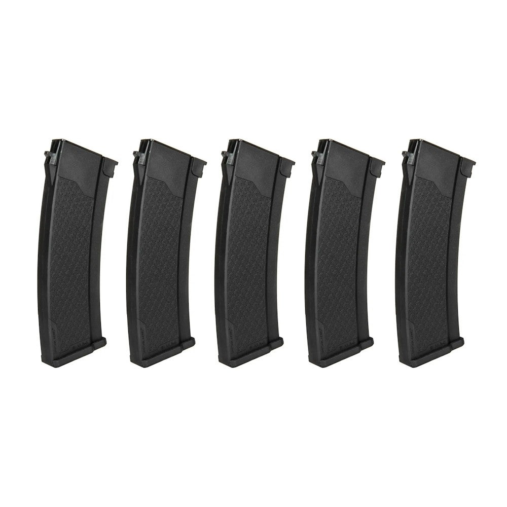SPECNA ARMS SET 5x CARICATORI MONOFILARI MID-CAP S-MAG 175 COLPI PER SERIE AK J NERO (SPE-05-032794)