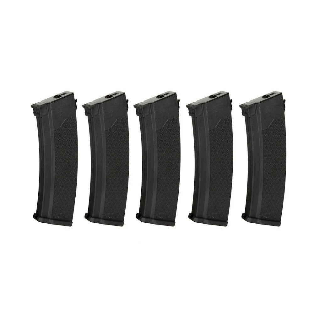 SPECNA ARMS SET 5x CARICATORI MONOFILARI MID-CAP S-MAG 175 COLPI PER SERIE AK J NERO (SPE-05-032794)