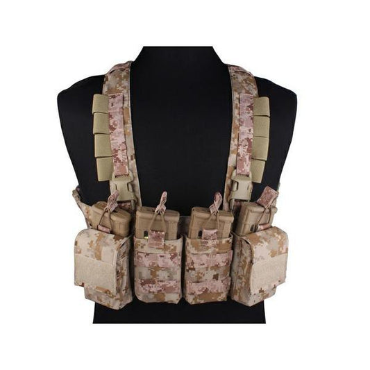 EMERSON GEAR TATTICO TACTICAL VEST EASY CHEST RIG AOR1 DESERT MARPAT (EM7450AR1)
