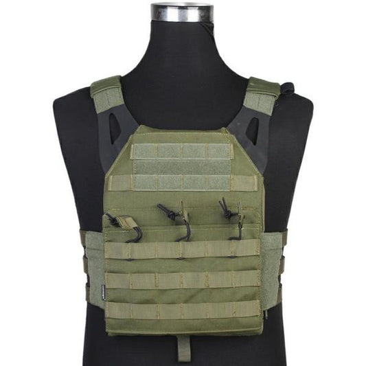 EMERSON GEAR TATTICO JPC TACTICAL VEST JUMPER PLATE CARRIER VERDE (EM7344G)