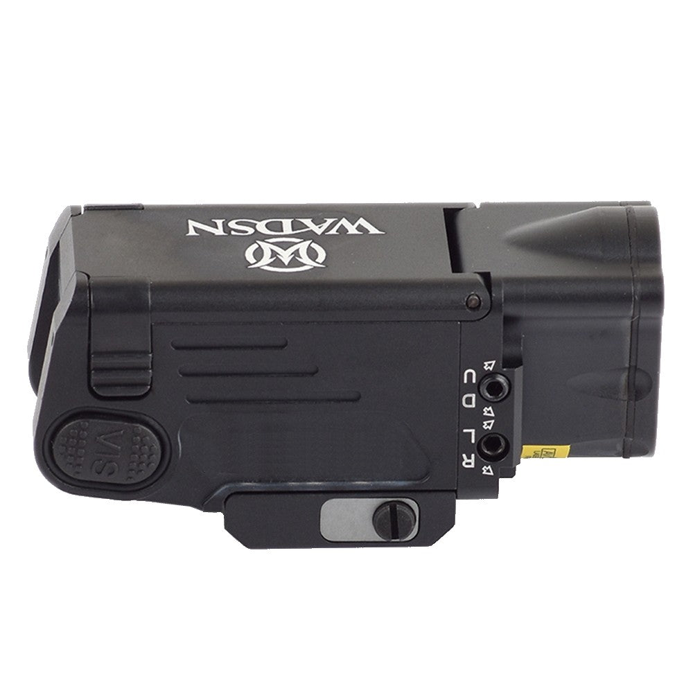 WADSN LASER ROSSO E TORCIA LED PER PISTOLE NERA (WM113-B)