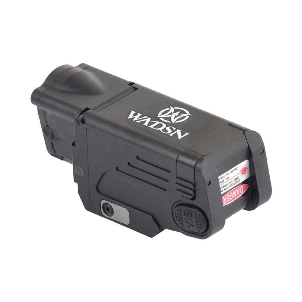 WADSN LASER ROSSO E TORCIA LED PER PISTOLE NERA (WM113-B)