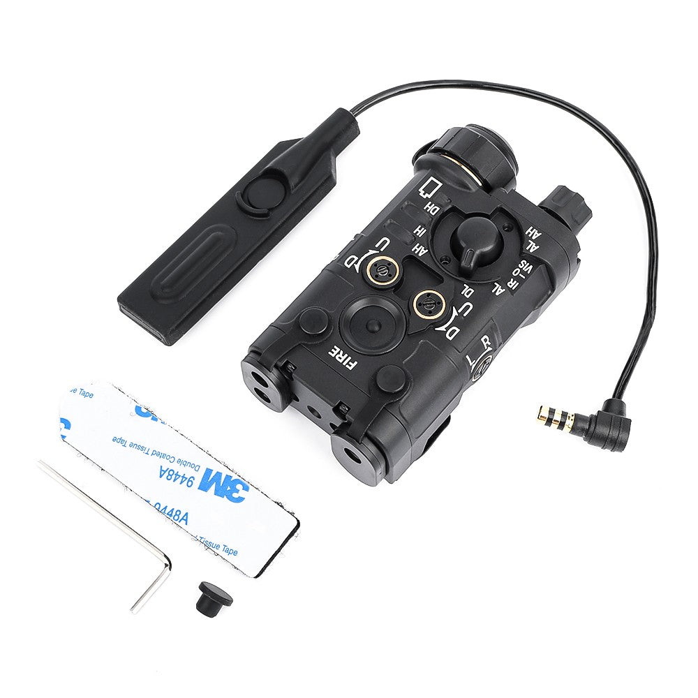WADSN SISTEMA DI PUNTAMENTO LASER ROSSO/IR CON LUCE LED NERO (WD06093-B)