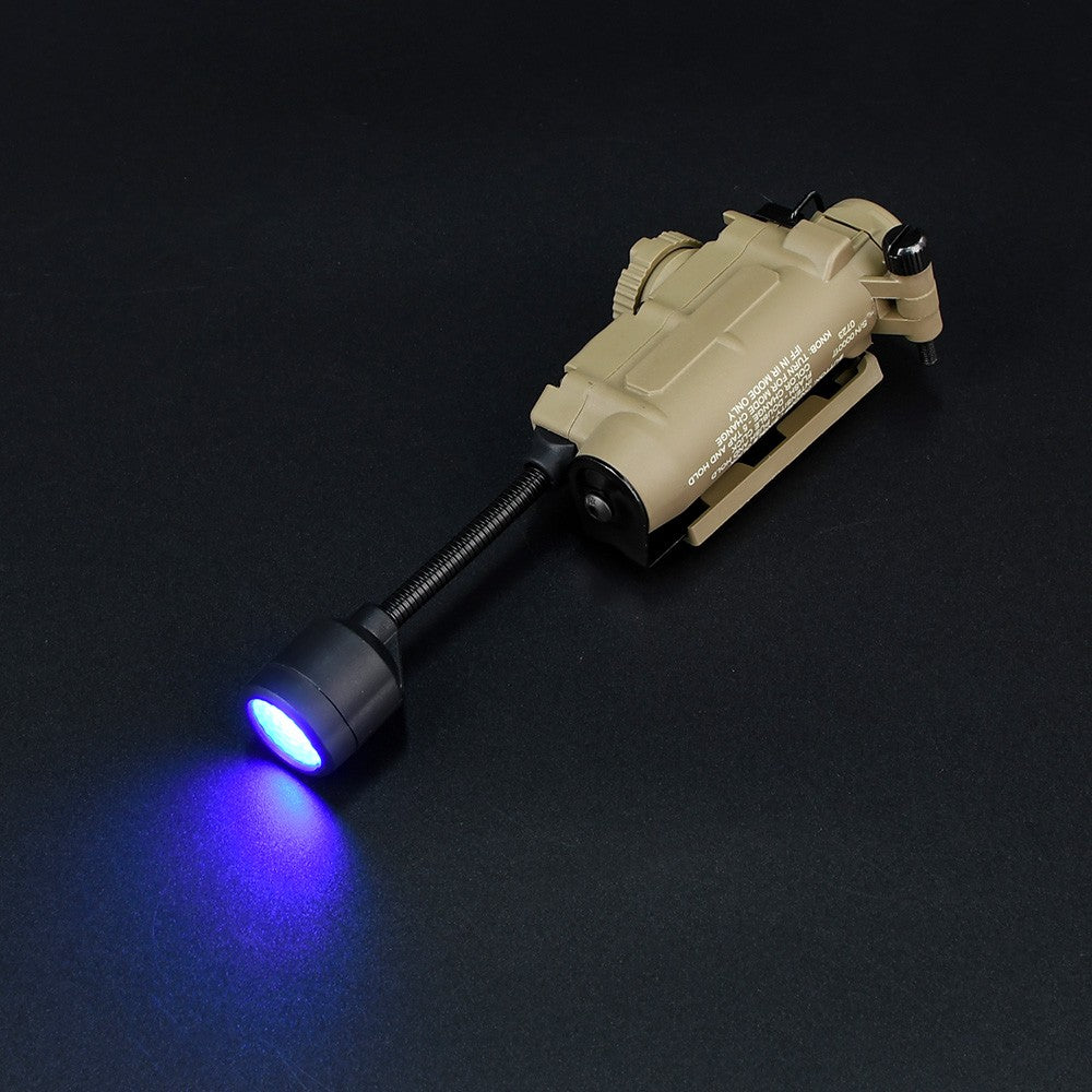 WADSN TORCIA TATTICA LED/IR PER ELMETTI DARK EARTH (WD05001-T)