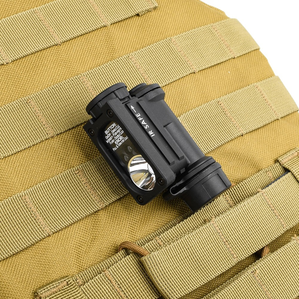 WADSN TORCIA TATTICA MULTIFUNZIONE LED/IR NERO (WD05002-B)