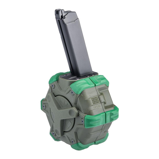WE CARICATORE A GAS DRUM 350 COLPI PER SERIE GLOCK G17/18 (WE-DR17)