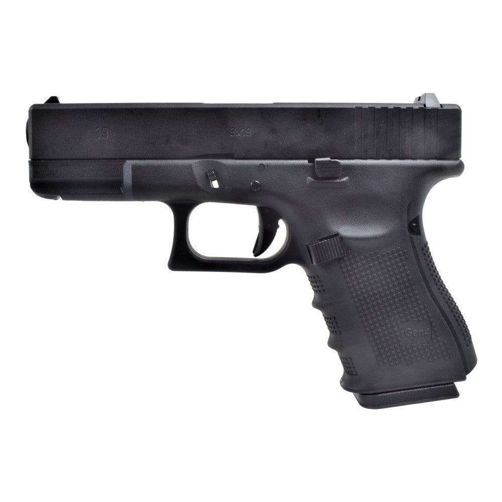WE PISTOLA A GAS BLOWBACK WE19 G-19 NERA (WG03B)