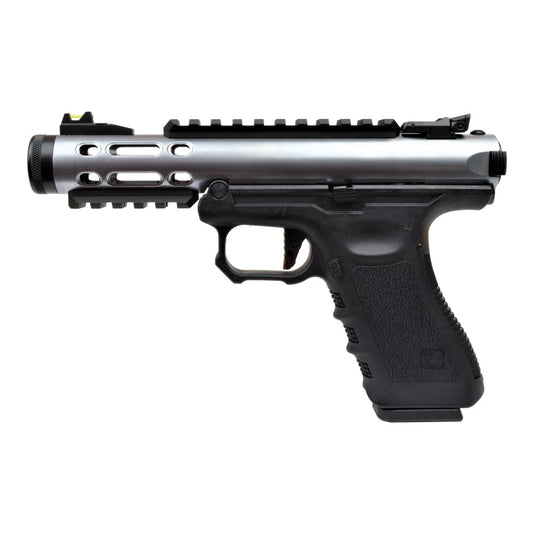 WE PISTOLA A GAS GALAXY G SERIES TIPO P08 LUGER ARGENTO SILVER (WGX1-SV)