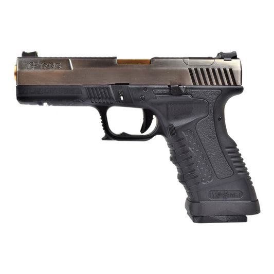 WE PISTOLA A GAS BLOWBACK GP1799 T3 BLACK/SILVER/GOLD (WGP-3)