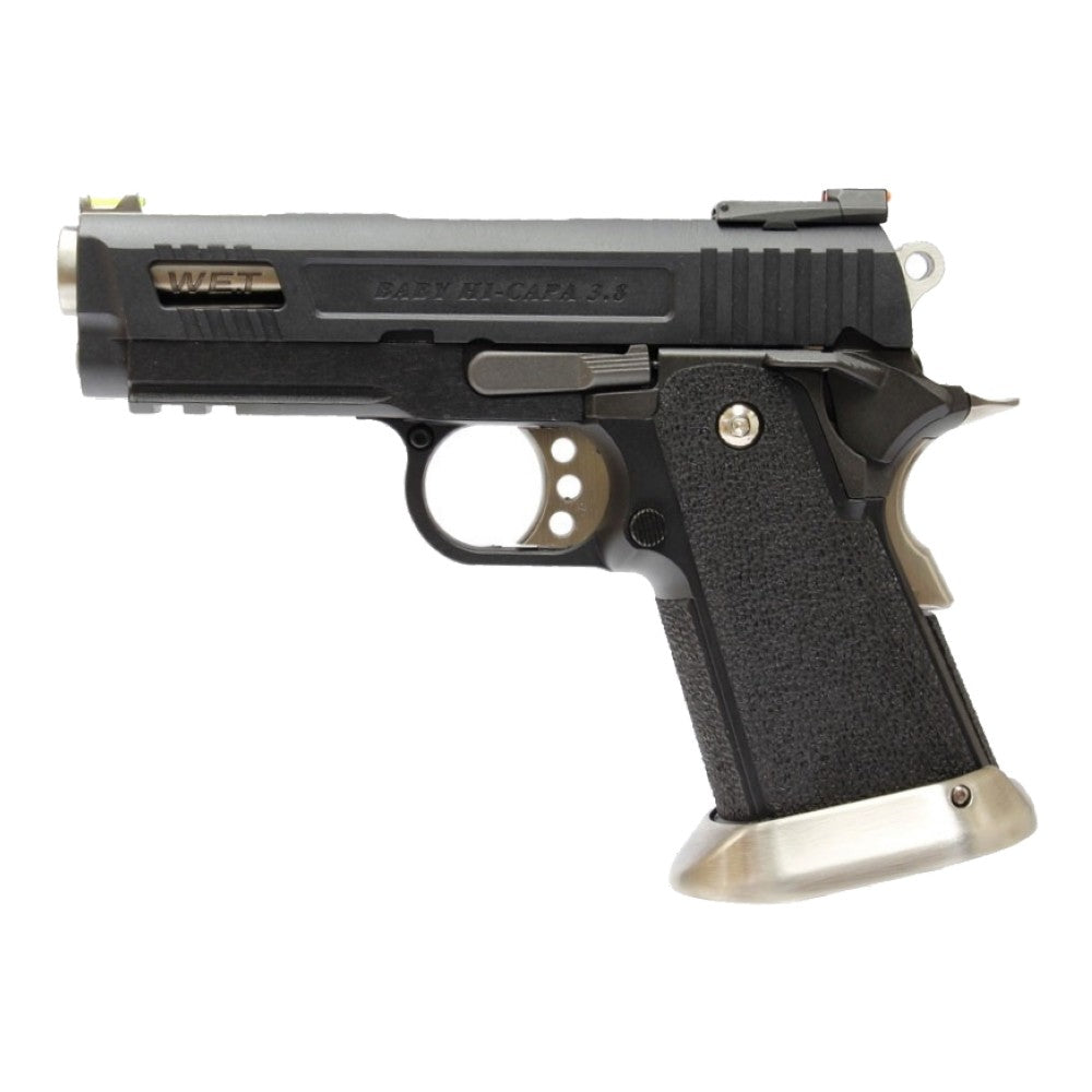WE PISTOLA A GAS HI-CAPA 3.8 BABY HICAPA WET-1 VELOCIRAPTOR NERA (WH7WET-1)