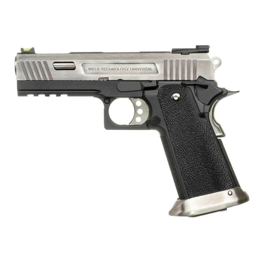 WE PISTOLA A GAS HI-CAPA 4.3 HICAPA WET ALLOSAURUS SILVER ARGENTO/NERA (WH9WET-SV)