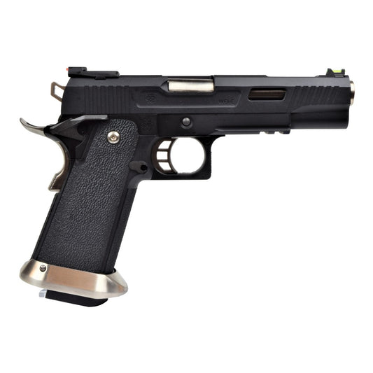 WE PISTOLA A GAS HI-CAPA 5.1 HICAPA LONG WET T-REX NERA (WH1WET-BK)