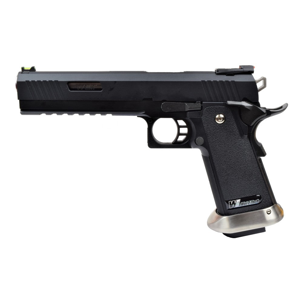 WE PISTOLA A GAS HI-CAPA 6.0 HICAPA DA TIRO I-REX B NERA / SILVER BARREL (WH18B2-BKSV)