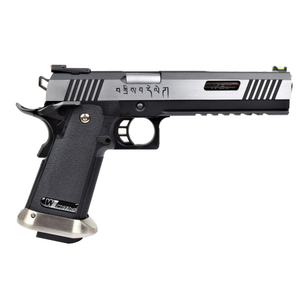 WE PISTOLA A GAS HI-CAPA 6.0 HICAPA DA TIRO I-REX FORCE SILVER / SILVER BARREL (WH18-2TSV)