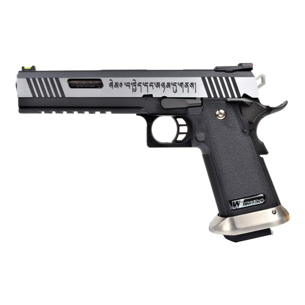 WE PISTOLA A GAS HI-CAPA 6.0 HICAPA DA TIRO I-REX FORCE SILVER / SILVER BARREL (WH18-2TSV)