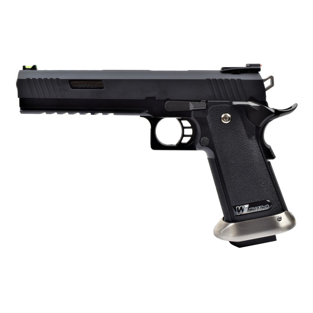 WE PISTOLA A GAS HI-CAPA 6.0 HICAPA DA TIRO I-REX NERA / SILVER BARREL (WH18A2-BKSV)