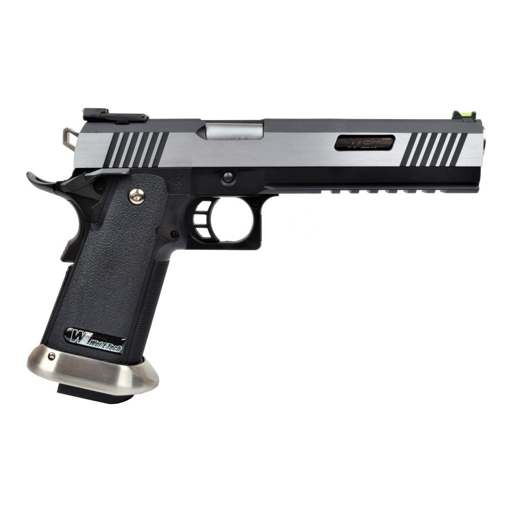WE PISTOLA A GAS HI-CAPA 6.0 HICAPA DA TIRO I-REX B SILVER / SILVER BARREL (WH18B2-2TSV)