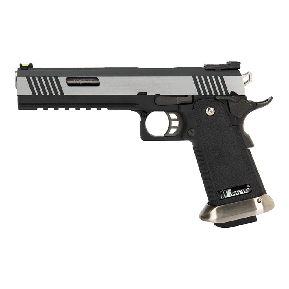 WE PISTOLA A GAS HI-CAPA 6.0 HICAPA DA TIRO I-REX B SILVER / SILVER BARREL (WH18B2-2TSV)