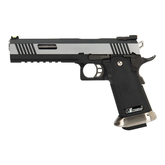 WE PISTOLA A GAS HI-CAPA 6.0 HICAPA DA TIRO I-REX B SILVER / SILVER BARREL (WH18B2-2TSV)