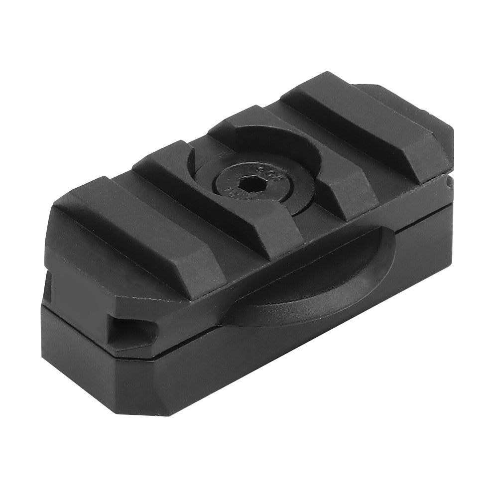 WOSPORT 2 SLITTE ROTANTI ACCESSORI PER ELMETTI CON GUIDA 19mm NERE (WO-HL51)